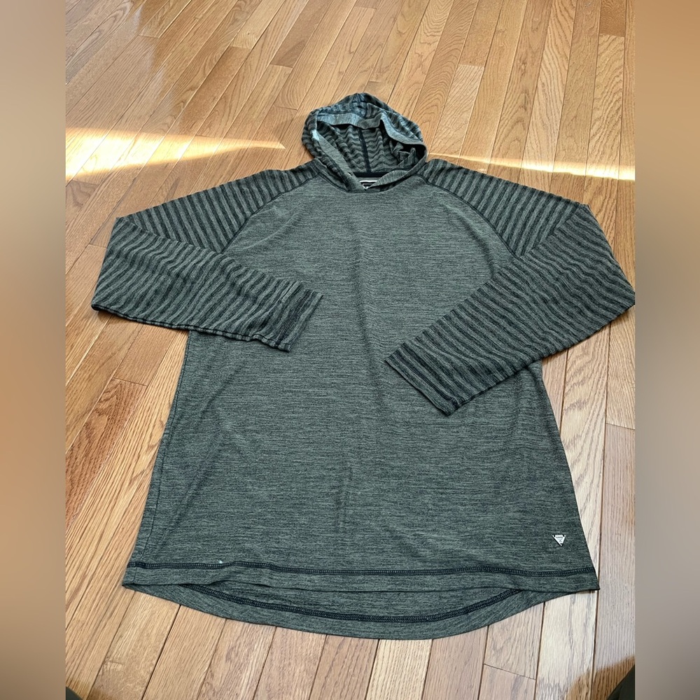Burnside men’s long sleeve hooded shirt size XXL